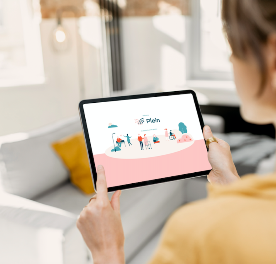plein voor de zorg tablet