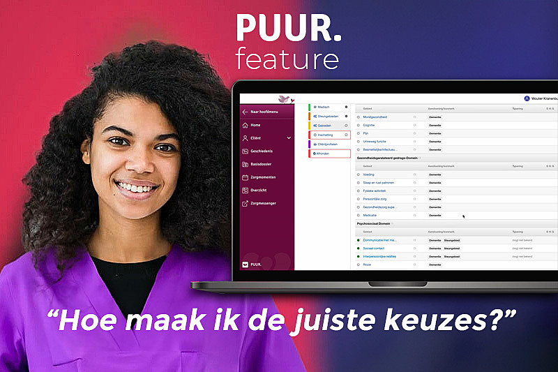 PUUR feature hoe maak ik de juiste keuzes