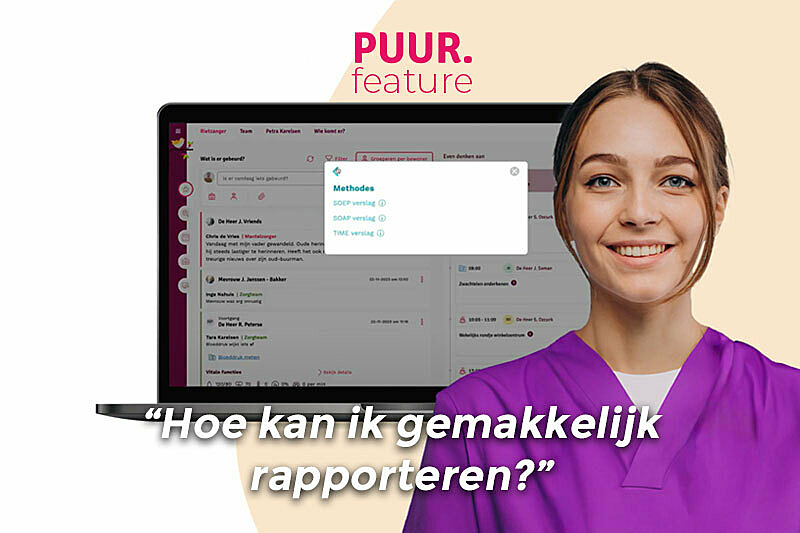 Puur feature gemakkelijk rapporteren thumbnail