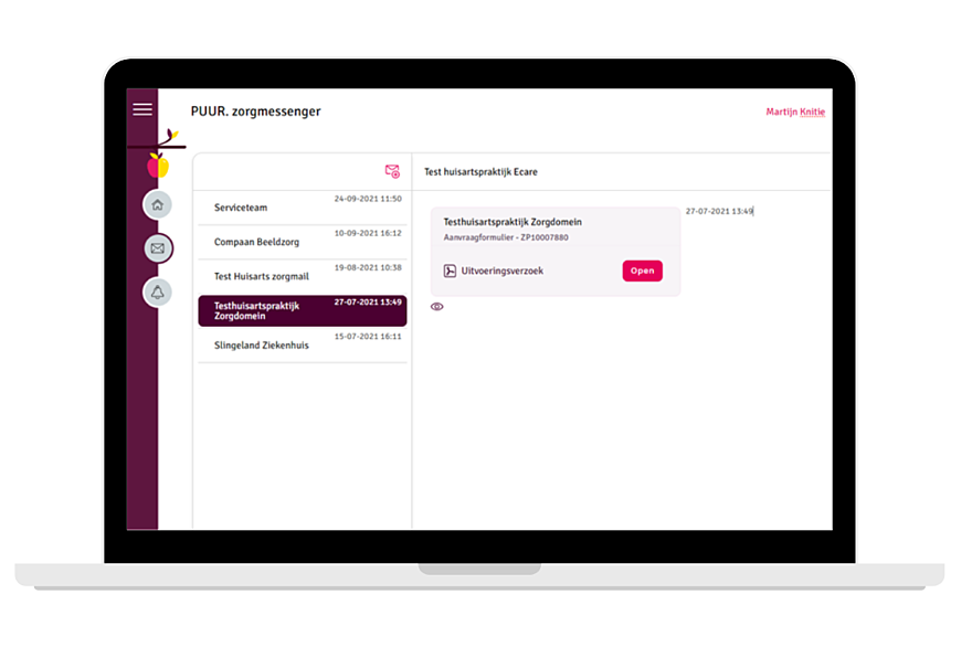 Uitvoeringsverzoekin PUUR