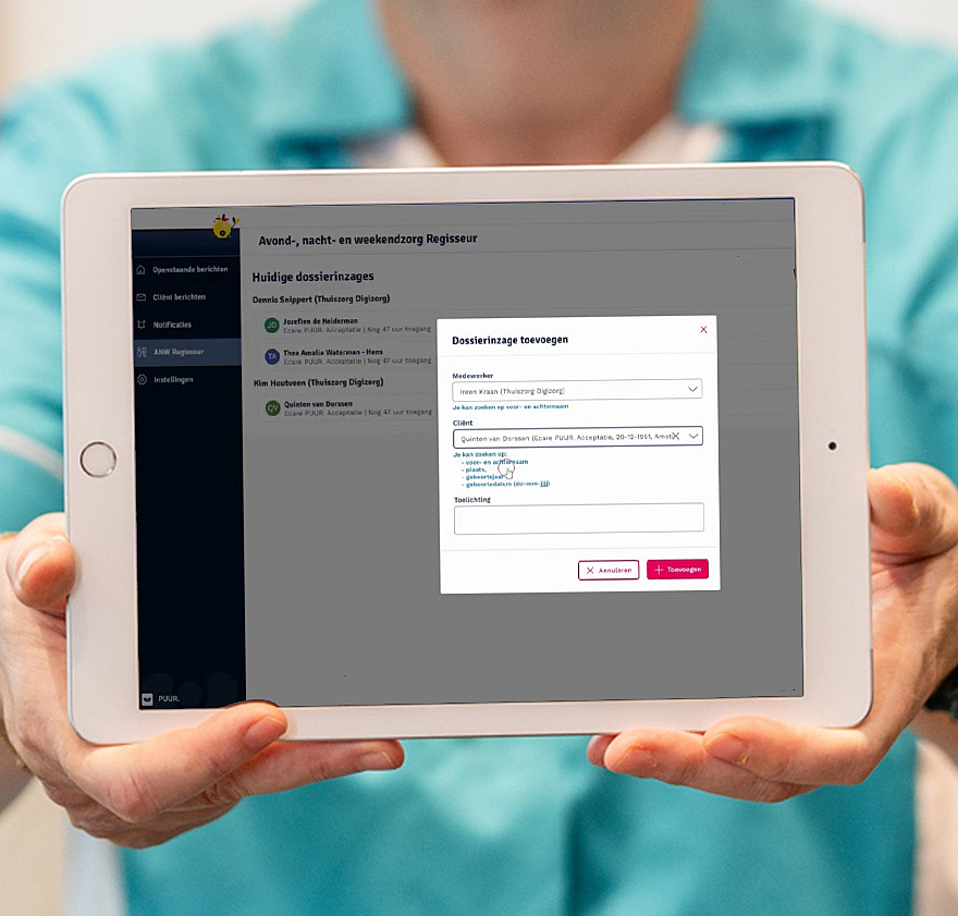 ANW zorg dossierinzage