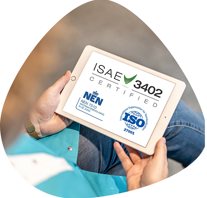 Certiceringen getoond op i Pad Certiceringen getoond op i Pad