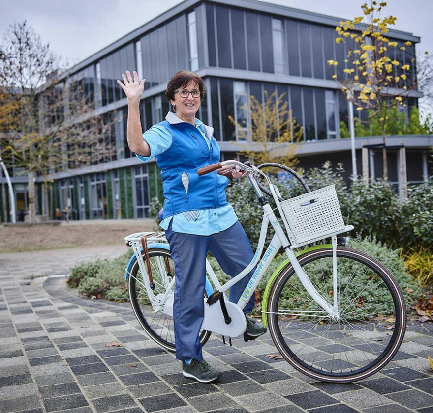 Thuiszorg De Wever op de fiets