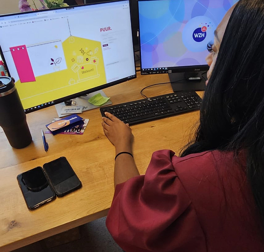 WZH livegang PUUR scherm WZH livegang PUUR scherm