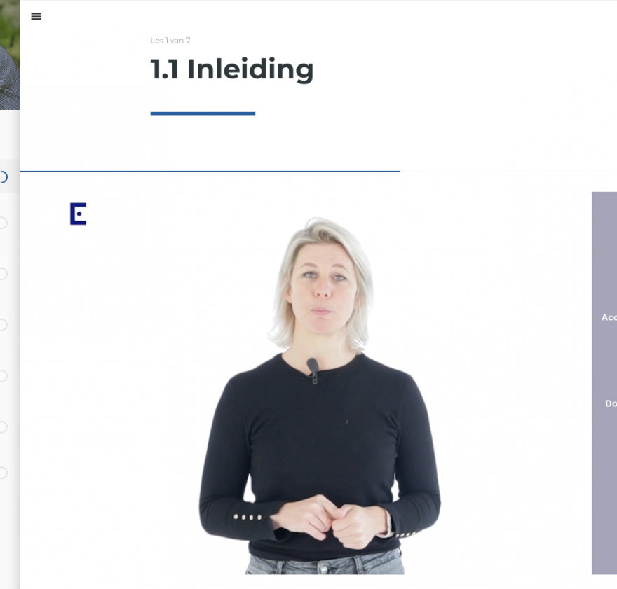 E learning uitleg via video E learning uitleg via video