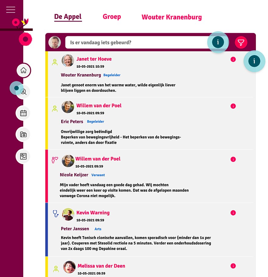 Interactieve demo PUUR voor de gehandicaptenzorg